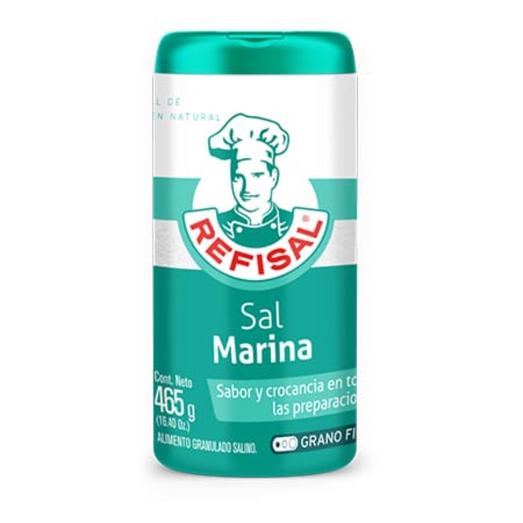 Sal Marina Refisal pet x 465gr - Carnes y Carnes
